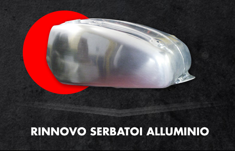 Rinnovo serbatoi moto alluminio