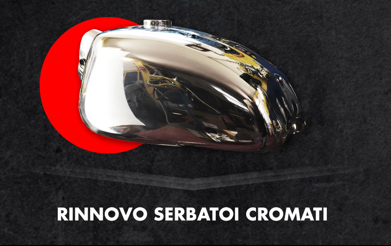 Rinnovo serbatoi moto cromati